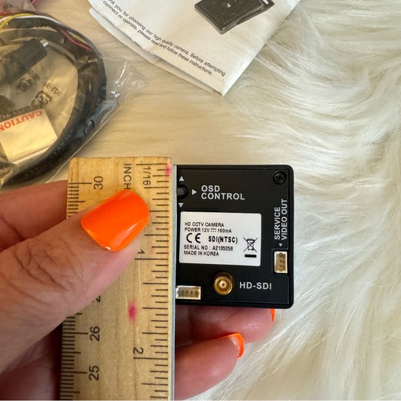 HD CCTV Digital Video Camera HD 38 mm Black - Picture 7 of 11